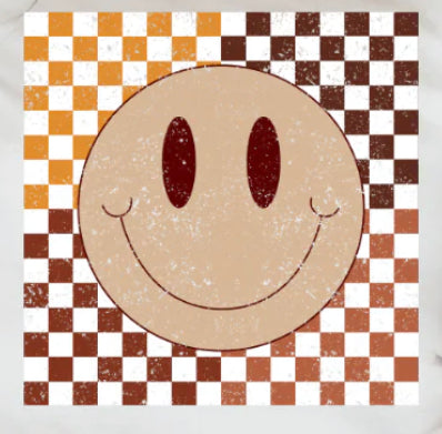 Checkered Smiley Face