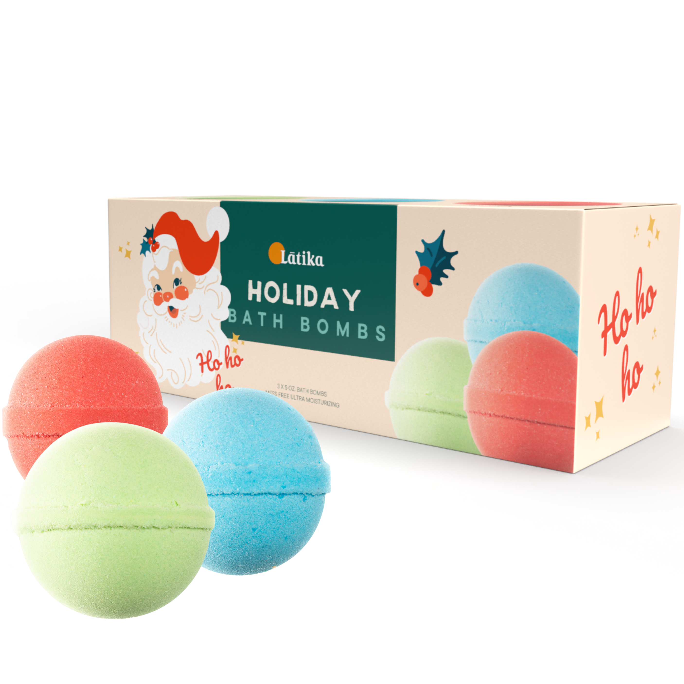 🎄Christmas Bath Bomb Set - Santa ✨