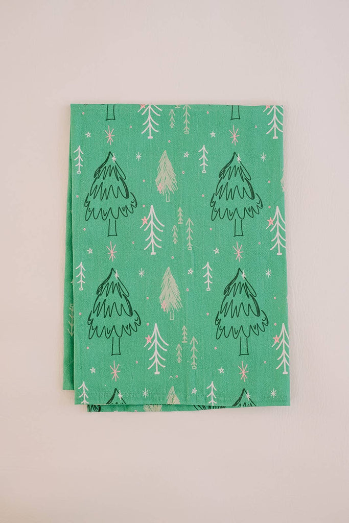 Full Pattern Trees Flour Sack Towel